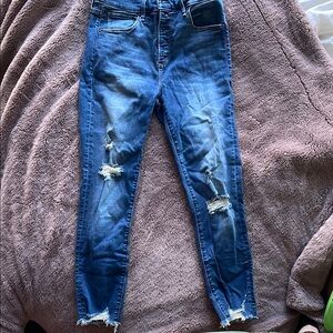 Abercrombie & Fitch High Rise Blue Jeans